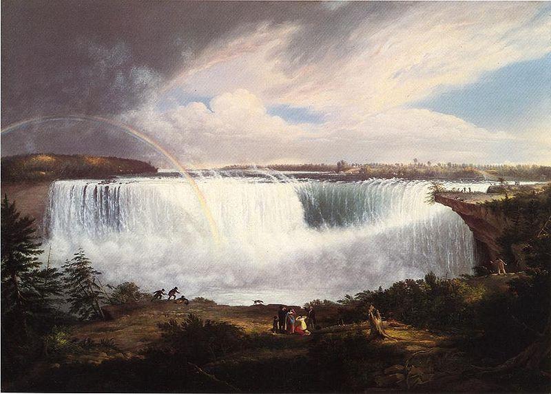 Alvan Fisher Niagara Sweden oil painting art
